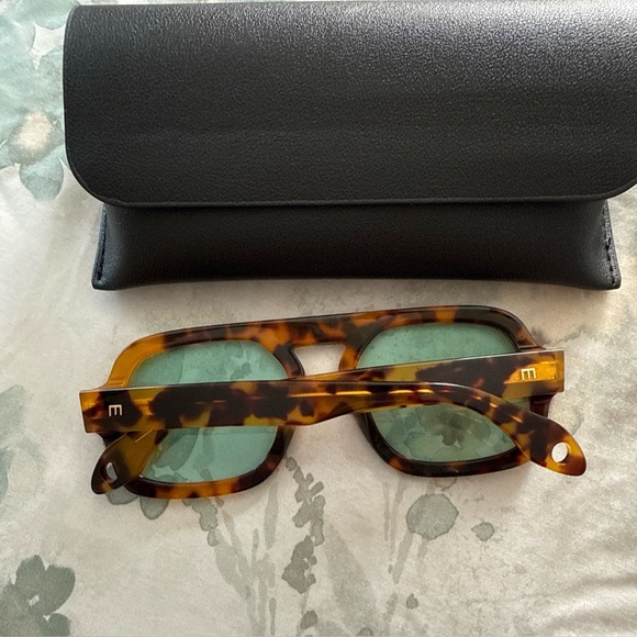 Elisa Johnson Jane Brown Tortoise Sunglasses J-103-A - Picture 2 of 7